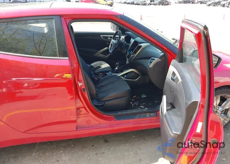 2016 Hyundai Veloster из США, поврежденный, VIN KMHTC6AD0GU286455